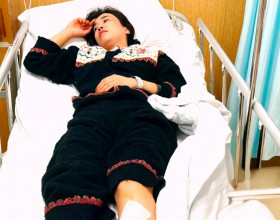 救人被撞缝合百多针，沛县女儿兩夜诠释大爱